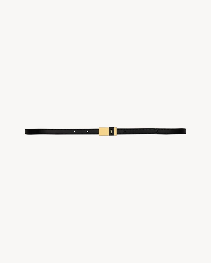 thin anchor belt in leather - Image 2